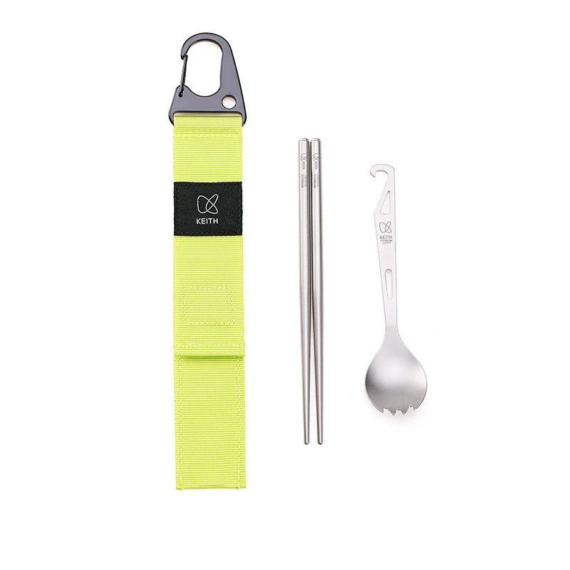 Spork og spisepinner i titan – bilde 2