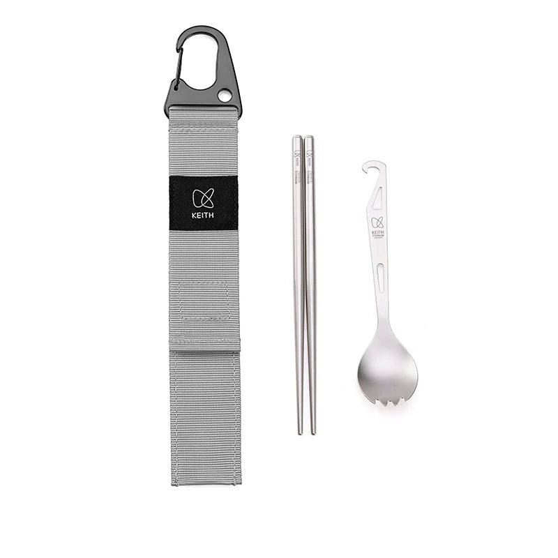 Spork og spisepinner i titan – bilde 3
