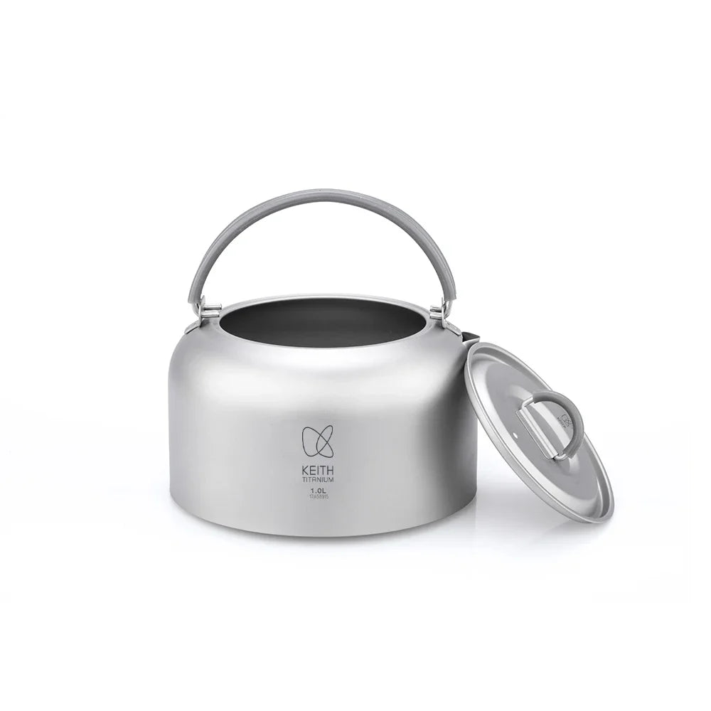 Tursett Kaffe for to – vannkoker og krus i titan – bilde 3